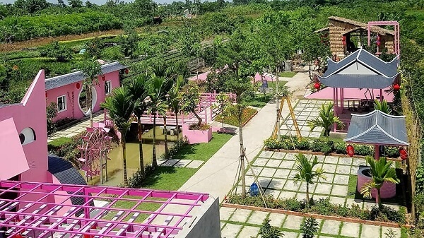 Tiểu cảnh mới tại Pink House Sa Đéc