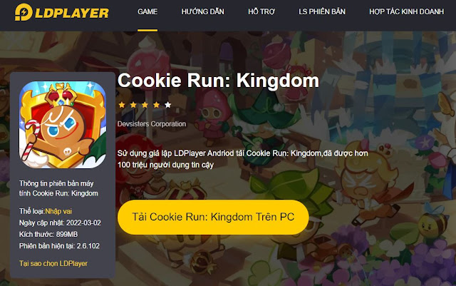 Tải Cookierun Kingdom pc 2022