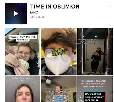 Trend lưu âm thanh Time In Oblivion - iAno về máy và gặp được may mắn trên Tiktok