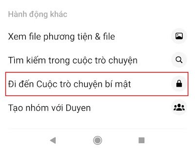 Cách bật thông báo chụp ảnh màn hình tin nhắn Messenger