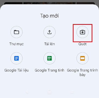 Cách scan tài liệu trên sang pdf trên điện thoại android