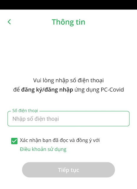 Cách lấy mã QR cá nhân qua ứng dụng PC Covid :