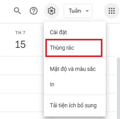 Cách khôi phục sự kiện đã xóa trong Lịch Google