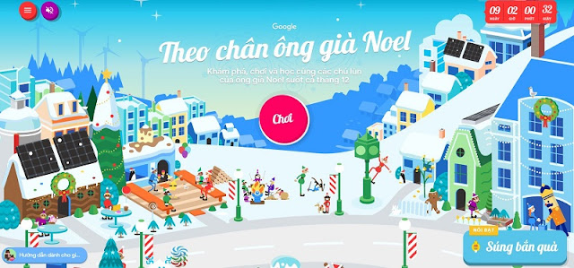 Santatracker - Google theo chân ông già noel 2021