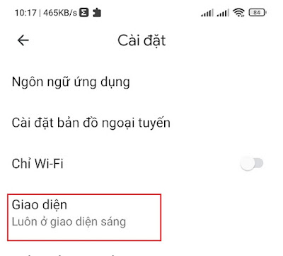 Cách bật/tắt chế độ tối ở Google Maps trên Android