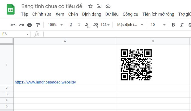 Hình ảnh cách tạo mã trong Google Trang tính bằng tính năng hình ảnh