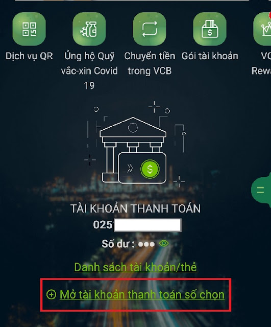 Cách mua số tài khoản đẹp ngân hàng Vietcombank